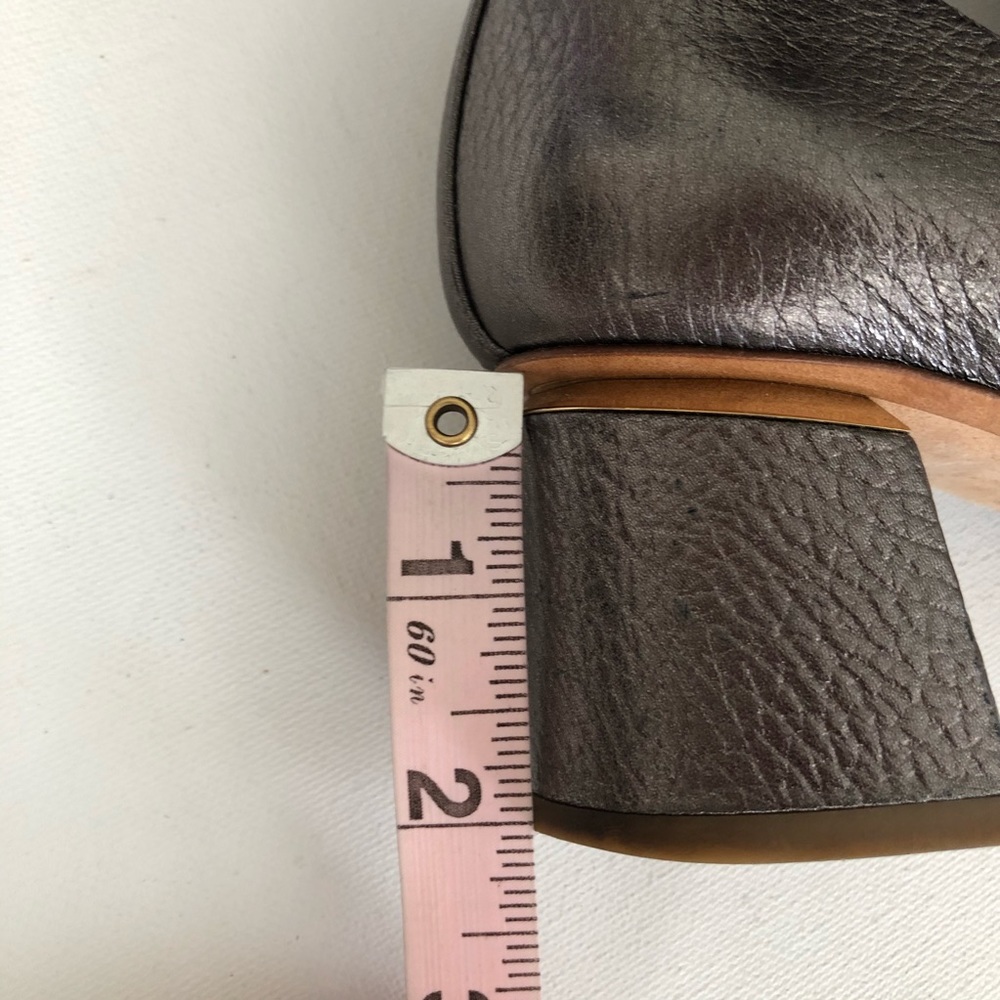 Nicholas Kirkwood Pewter Leather Beya Loafer Heel - Picture 8 of 9